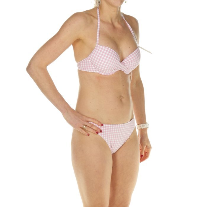 Kiwi Vichy Bikini (Rose)