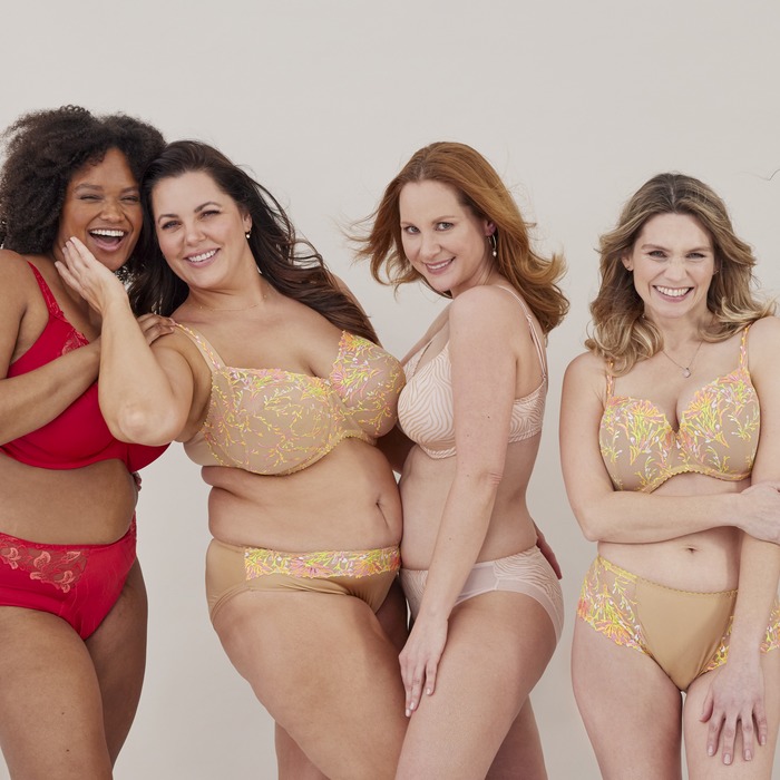 PrimaDonna en ambassadrice Paula Lambert nodigen samen vier vrouwen uit voor een fotoshoot in lingerie