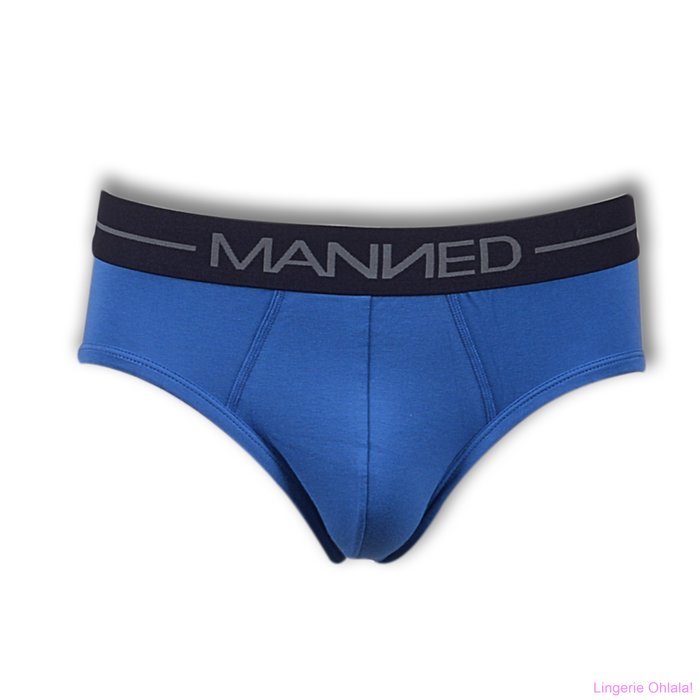 Manned - Woody MEN 191-9-bmm Slip (Blauw/Gestreept)