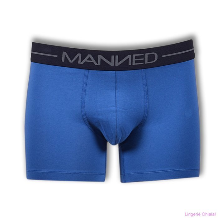 Manned - Woody MEN 191-9-clc Short (Blauw/Gestreept)