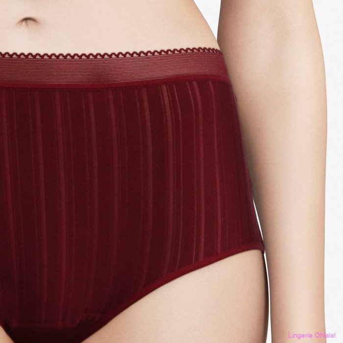 Chantelle Between the lines Tailleslip (Raspberry)