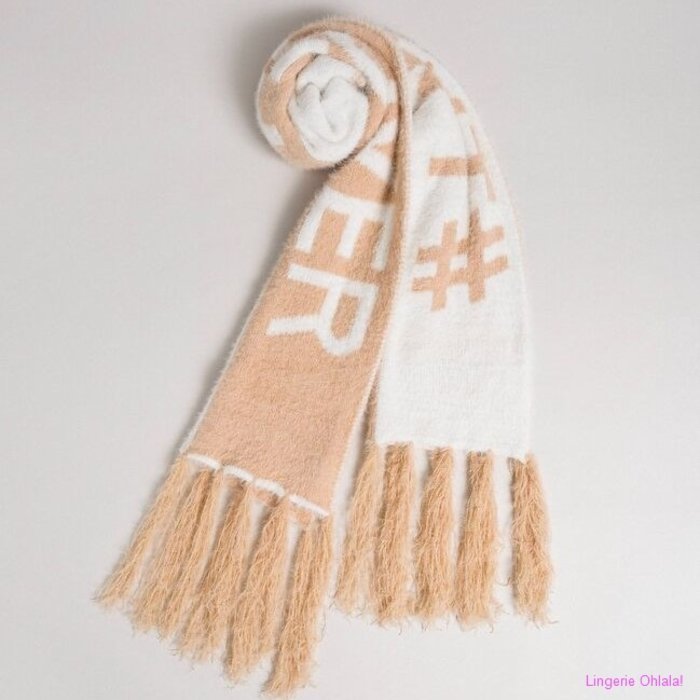 Twinset Scarf Sjaal (Ivory/Nude)