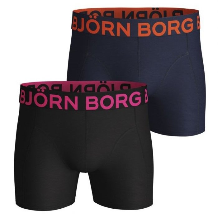 Bjorn Borg Neon cotton stretch Boxershort (black)