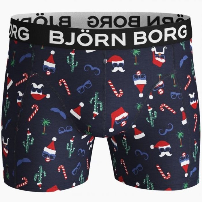 Bjorn Borg Santa xmas-box Boxershort (Blue Print)