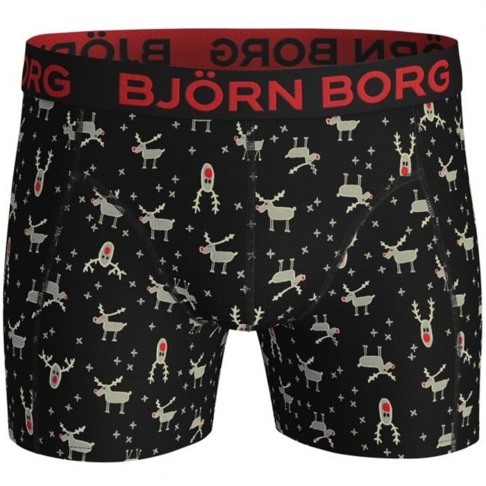 Bjorn Borg Reindeer xmas-box Boxershort (Black Beauty)