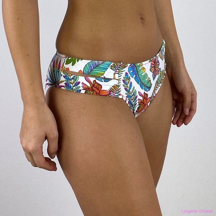 Antigel La tropical Bikini Slip (Blanc)