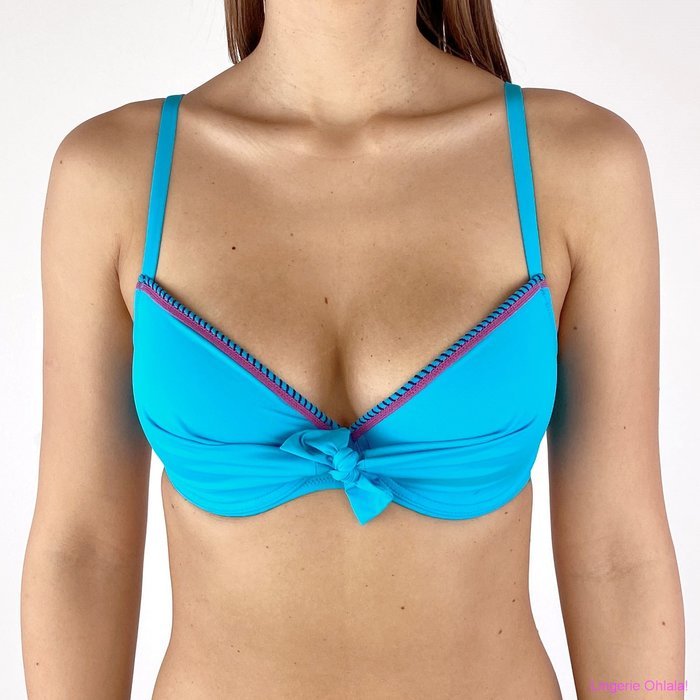 Antigel La cordeliere Bikini Top (Blue Piping)