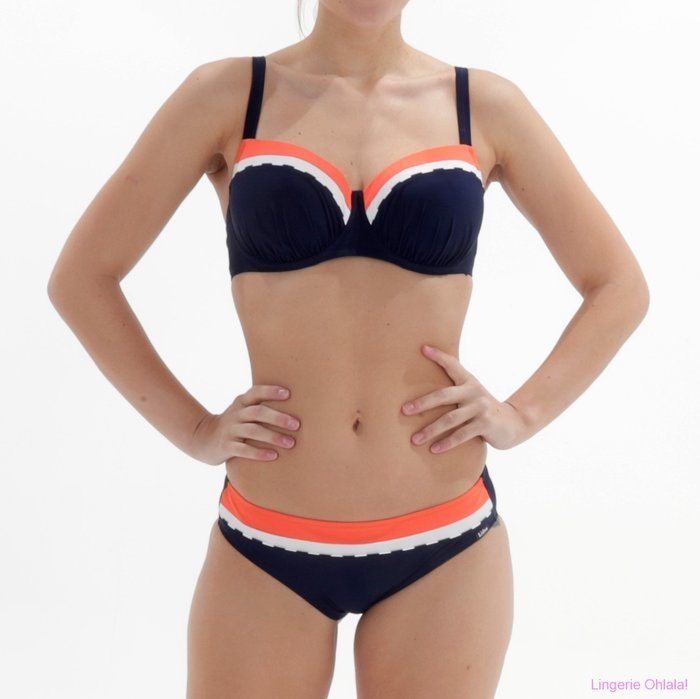 Lidea Orange wrap Bikini (Nautic Squash)