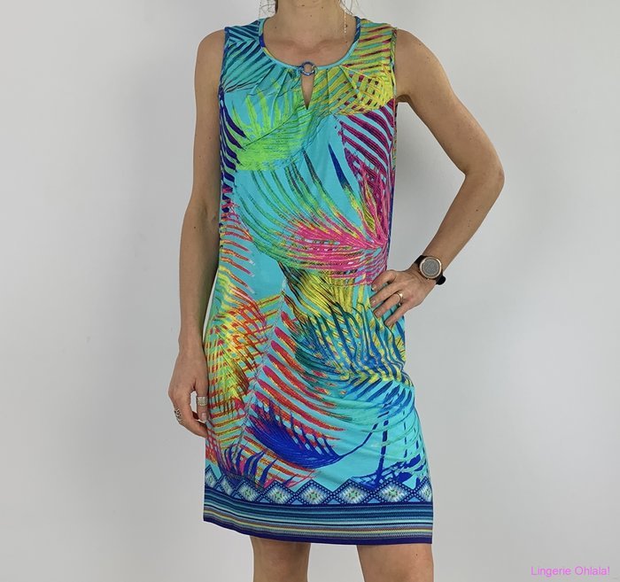Sunflair Dress Kleed (Palm Print)