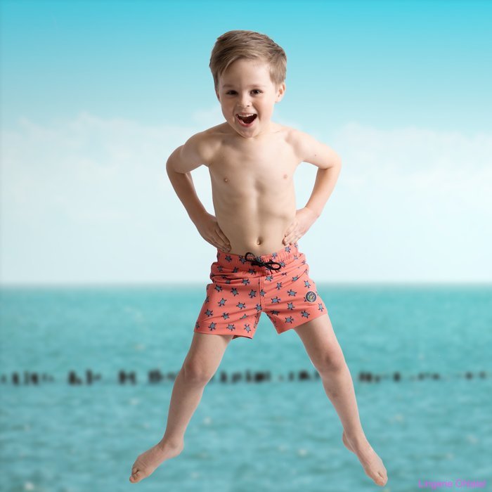 Become Boy swimshorts Zwemshort (Turtle Coral)