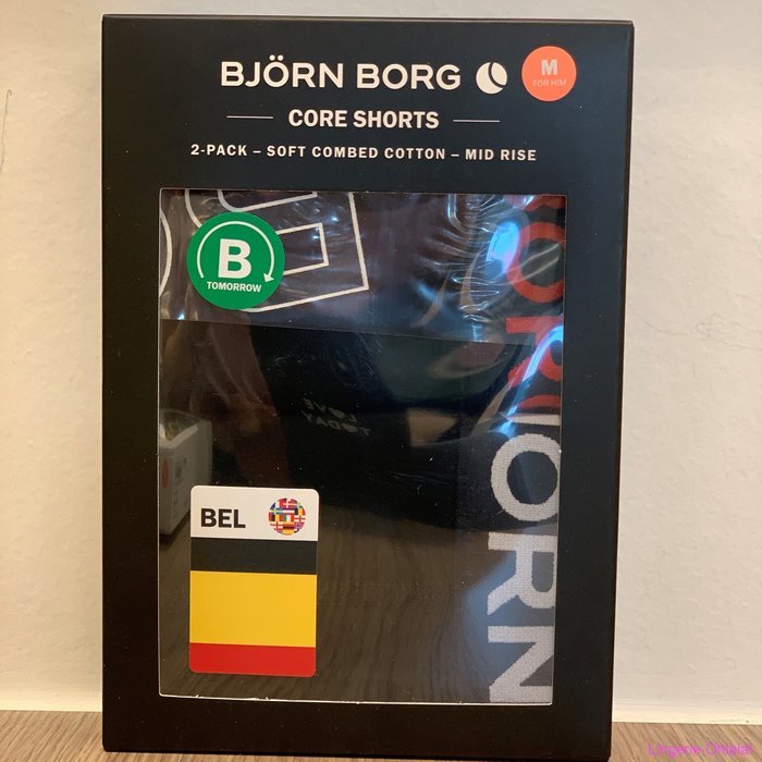 Bjorn Borg Cotton stretch shorts 2-pack Boxershort (Belgium/Black Beauty)