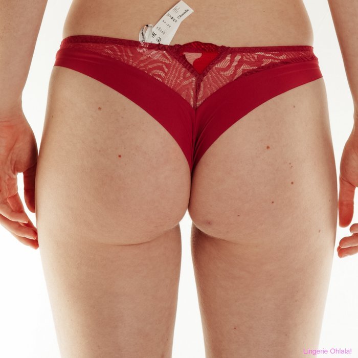 Chantelle Montaigne String (Ruby pink)