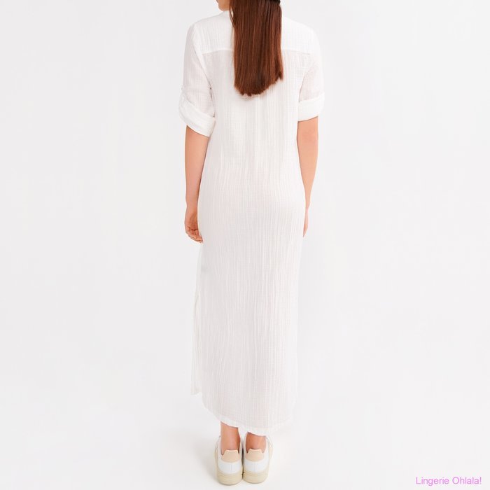 Lords and Lilies Maxidress Kleed (Off-White)