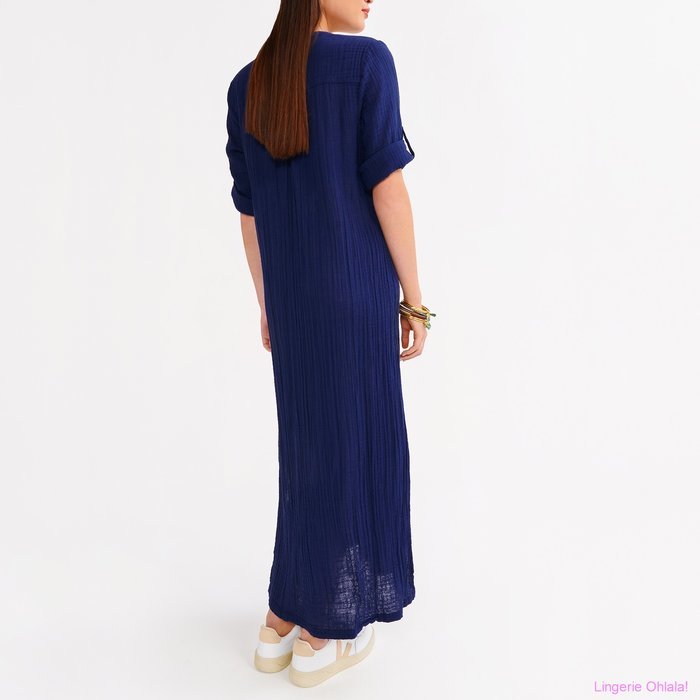 Lords and Lilies Maxidress Kleed (Dark Blue)