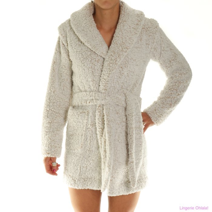 Lords and Lilies Dressing gown Kamerjas (Off-White)