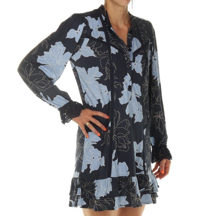 Lords and Lilies Dress Kleed (Flowers big blue print)