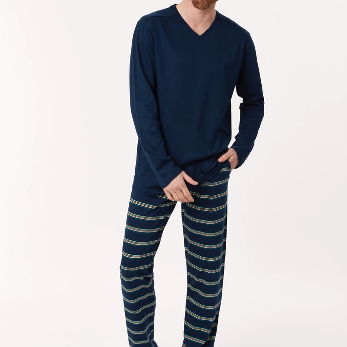 Woody Homewear Pyjama (Donkerblauw)