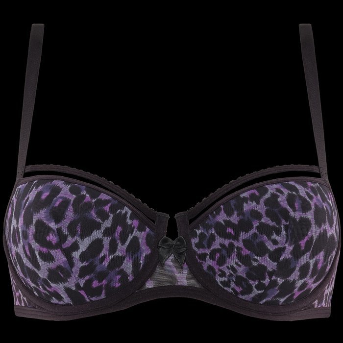 Marlies Dekkers Peekaboo Voorgevormde BH (Black purple leopard)