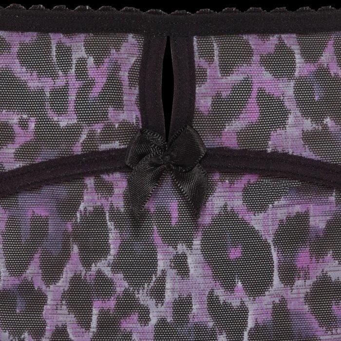 Marlies Dekkers Peekaboo String (Black purple leopard)