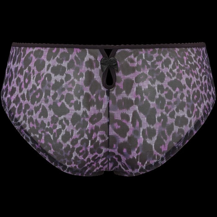 Marlies Dekkers Peekaboo Slip (Black purple leopard)
