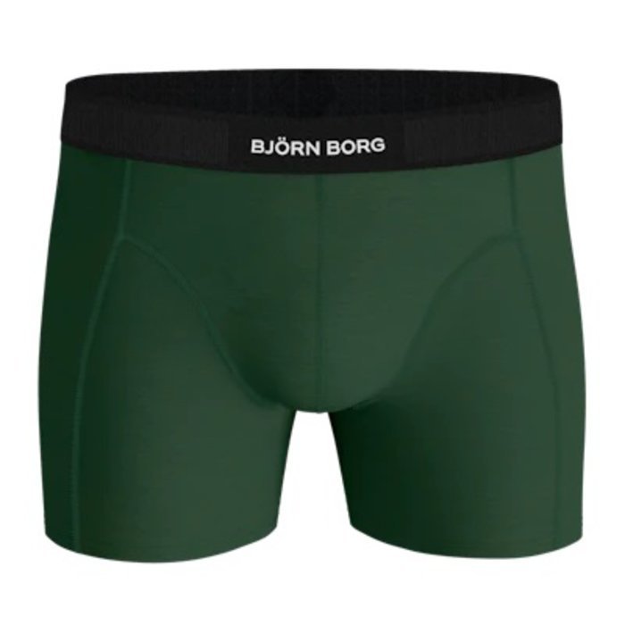 Bjorn Borg Premium cotton 3pack Boxershort (Green, print, navy blue)