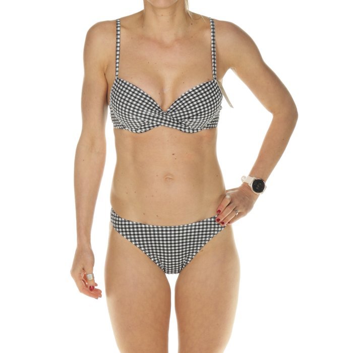 Kiwi Vichy Bikini (noir)