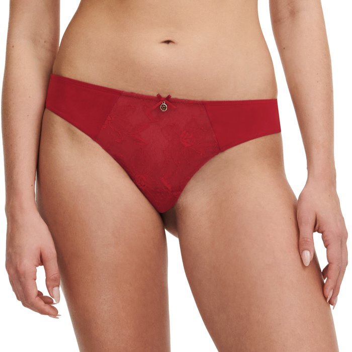 Chantelle Orchids String (Passion red)