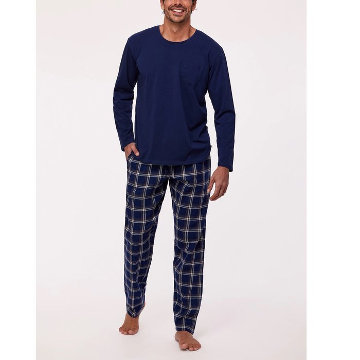 Woody Homewear Pyjama (Donkerblauw)
