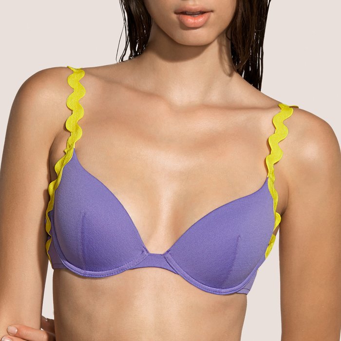 Andres Sarda Drew Bikini Top (Lavender)