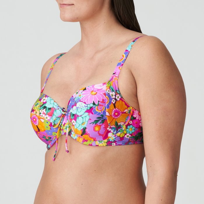PrimaDonna Swim Najac Bikini Top (Floral Explosion)