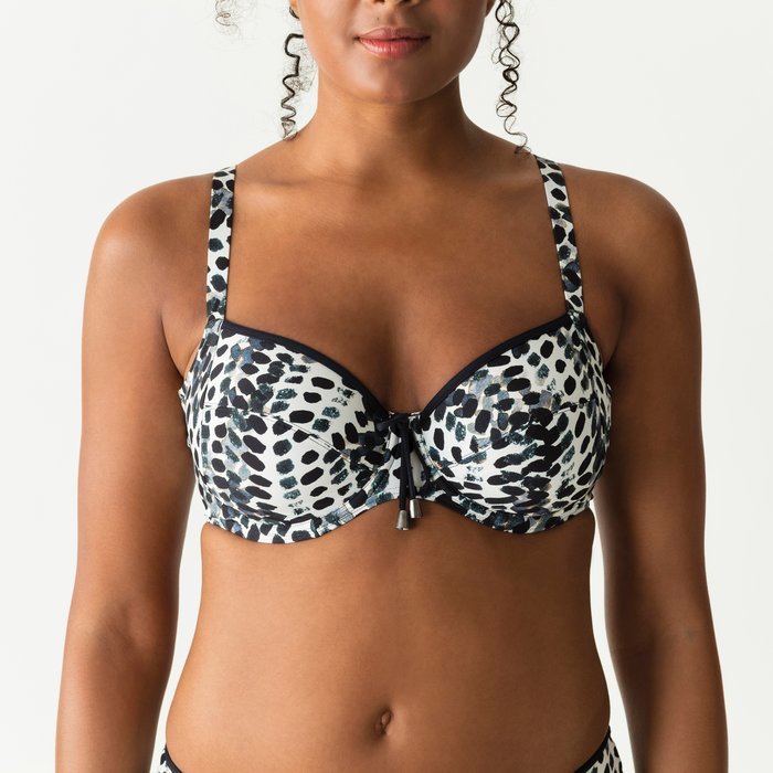 PrimaDonna Swim Road trip Bikini Top (Blue Print)