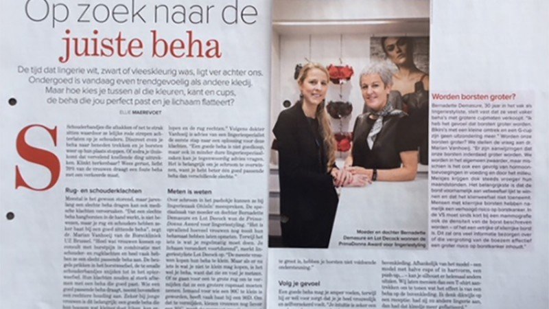 Ohlala geeft bh-advies in Plus Magazine 14
